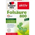 Produktbild: DOPPELHERZ Folsäure 800 Depot Tabletten 60 St