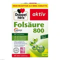 Produktbild: 2x DOPPELHERZ Folsäure 800 Depot Tabletten 60 ST
