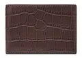 Produktbild: FOSSIL Derrick Bifold Geldbörse Brown Croco braun Neu