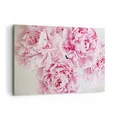 Produktbild: Bilder auf Leinwand 100x70cm Leinwandbild Pfingstrosen Blumenstrauß Blumen Groß Wanddeko Bild Schlafzimmer Deko Wandbilder Dekoration Wohnzimmer Wall Decor Canvas Wand Kunstdruck Art AA100x70-4961
