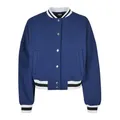 Produktbild: URBAN CLASSICS Collegejacke Urban Classics Damen Ladies Oversized College Sweat Jacket (1-St) blau S (36)