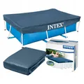 Produktbild: Poolabdeckung 260cm x 160cm rechteckig für Rahmenpools mit Überhang 20 cm Intex