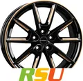 Produktbild: Borbet LX18 black glossy gold spoke rim 8x18