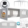 Produktbild: Casaria Festzelt Rimini 3x6m UV-Schutz 18m2 Wasserabweisend 6 Seitenteile Pavillon Partyzelt Gartenzelt Festival weiß (UV-Schutz)
