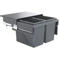 Produktbild: HAILO Abfallsammler Mülleimer Cargo 600 mm 2x 28L Hailo 3610841