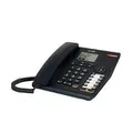 Produktbild: Alcatel Temporis 880, schwarz - Wandmontage möglich - MWI - 4zeiliges Display - Headsetbuchse RJ9 - Freisprechen - 10 direct memory keys - ohne TAE-Adapter (ATL1417258)