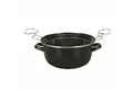 Produktbild: Karl Krüger Kochtopf Pommes-Frites-Topf schwarz, 24 cm emailliert