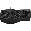 Produktbild: Perixx PERIBOARD-512 US, Ergonomische USB-Tastatur, schwarz - Schwarz