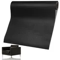 Produktbild: Leder Reparatur Set Patch Kit, 60 x 137cm Selbstklebend, Patch, Kunstleder Selbstklebende für Sofas, Autositze, Bürostuhl, Kopfteil (Schwarz), M