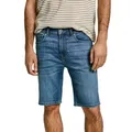 Produktbild: Pepe Jeans Herren Jeans Short SLIM SHORT HATCH Slim Fit Ee5 Blau Normaler Bund Reißverschluss W 31