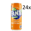 Produktbild: 24x Fanta Orange Orangenlimonad Dose 330 ml 100% italienische Orangen