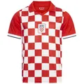 Produktbild: JELEX Retro History Herren Trikot | mit eingesticktem Logo & Kurzarm | Nostalgie-Design für Fußballfans | ideal für Sammler (DE/NL/SE/PL, Alphanumerisch, XL, Regular, Regular, Kroatien)
