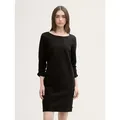 Produktbild: TOM TAILOR Denim Sommerkleid Kleider & Jumpsuits Mini-Kleid mit 3/4 Arm schwarz S (36)