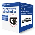 Produktbild: TowCar Anhängerkupplung abnehmbar für KIA Sportage V Typ NQ5 AHK