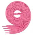 Produktbild: Di Ficchiano 1 Paar SCHNÜRSENKEL pink flach 7mm breit für Sneaker Sportschuhe Lederschuhe - flache Schuhbänder sehr reißfest - Shoe Laces Farbe: pink 150cm