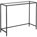 Produktbild: Vasagle Konsolentisch Verstellbare Füße 35 x 100 x 80 cm Schwarz-Transparent