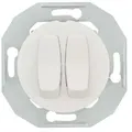 Produktbild: Elso Doppel-wechselschalter, Mit Zentralplatte Weiss Renova Wde011026