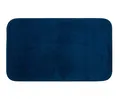 Produktbild: Gözze - Premium Rutschfester Badteppich, RIO, 100% Microfaser, 70 x 120 cm - Dunkelblau