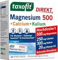 Produktbild: TAXOFIT Magnesium 500+Calcium+Kalium Direkt Gran. 20