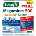 Produktbild: Taxofit Magnesium 500+Calcium+Kalium Direkt Gran. 20 St