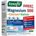 Produktbild: Taxofit Magnesium 500+Calcium+Kalium Direkt-Granulat 20 St