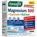 Produktbild: TAXOFIT Magnesium 500+Calcium+Kalium Direkt Gran. 20 St