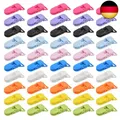 Produktbild: 50 Stück Schnullerclip Kinder Schnullerclips 2,5 * 4 cm Clips zur Befestigung