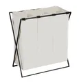 Produktbild: WENKO Polyester Wäschesammler Trio XL Beige Wäschekorb Wäschetruhe Aufbewahrung
