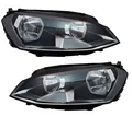 Produktbild: Scheinwerfer Set für VW Golf 7 2012- DRL LWR Stellmotor H1 H15 Halogen