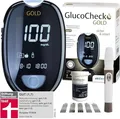 Produktbild: GLUCOCHECK GOLD Blutzuckermessgerät Set mg/dl 1 St