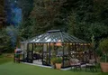 Produktbild: Gewächshaus Juliana Grand Oase 25,6m² Alu anthrazit 3 mm Sicherheitsglas