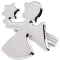 Produktbild: EDZARD 4er-Set Serviettenringe Engel (Länge 5 cm), Engel-Form, edel versilbert, anlaufgeschützt