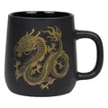 Produktbild: Könitz Becher Golden Dragon Tasse Kaffeetassen New Bone Schwarz 395 ml