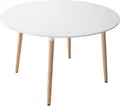 Produktbild: Runder Tisch 120cm weiß MARTHA