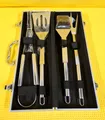 Produktbild: Edelstahl Grillbesteck Grillkoffer Grillzubehör - Retourenware -