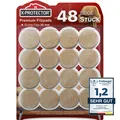Produktbild: Filzgleiter 48 Stück 25 mm - Prämie Möbelgleiter Beige - Dicker Filz Selbstkl...