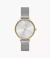 Produktbild: Skagen Uhr Anita Lille SKW2340 Damenuhr Edelstahl Gold Silber Milanaise Armband