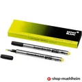 Produktbild: 2x Montblanc Dokumenten Marker Markier Mine Luminous Yellow Gelb - Refill/Ersatz