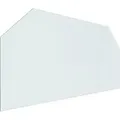 Produktbild: vidaXL Kaminofen Glasplatte Sechseck 120x60 cm - Transparent