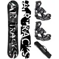 Produktbild: Airtracks Snowboard Snowboard Set Refractions Game »Mod. 25/26 (3er Pack, 3 St., Snowboard Refractions Game + Bindung Master + Sb Bag), / 155 159 161 165 168 171 cm Master L (Gr.41-44) | 161 cm