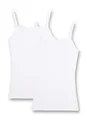 Produktbild: Sanetta Mädchen 344838 Multiway Unterhemd, Weiß (White 10), 164 (2er Pack)