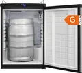 Produktbild: Exquisit Bierkühlschrank 163L Inox Temperatursteuerung BK160-HE-300G