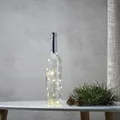 Produktbild: LED Lichterkette KORKEN Flaschenverschluss Draht Weinflaschen 75cm Timer silber