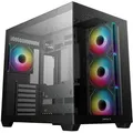 Produktbild: DEEPCOOL CG530 4F, schwarz, Glasfenster