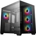 Produktbild: Deepcool CG530 4F ATX Panoramic case Dual-chamber Configuration Tempered Glass Panels - Midi/Minitower - ATX