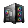 Produktbild: DeepCool CG530 4F PC-Gehäuse mit 4 ARGB Lüftern Schwarz