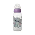 Produktbild: Disney Baby Lilo & Stitch – Anti-Kolik-Fläschchen 360 ml – Trinksauger mit 3 Positionen – Fläschchen 0-6 Monate und +