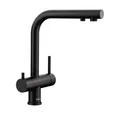 Produktbild: Blanco Küchenarmatur FONTAS II, Festauslauf, schwarz matt