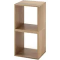 Produktbild: Costway 2er Set Würfelregalen Bücherregal Eiche