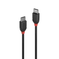 Produktbild: Lindy Black Line - USB-Kabel - 24 pin USB-C (M) zu 24 pin USB-C (M) - USB 3.1 - 3 A - 1.5 m - Schwarz